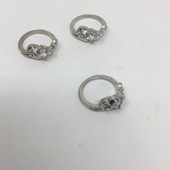 1 ct. CZ Heart Setting Fashion Ring (H15) - Picture 5 of 6